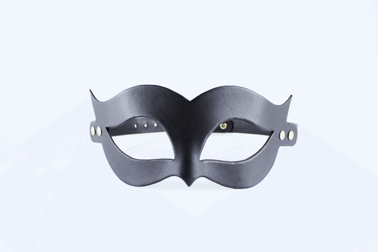 Handmade Leather Mask with Adjustable Strap