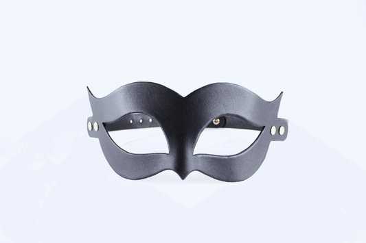 Handmade Leather Mask with Adjustable Strap