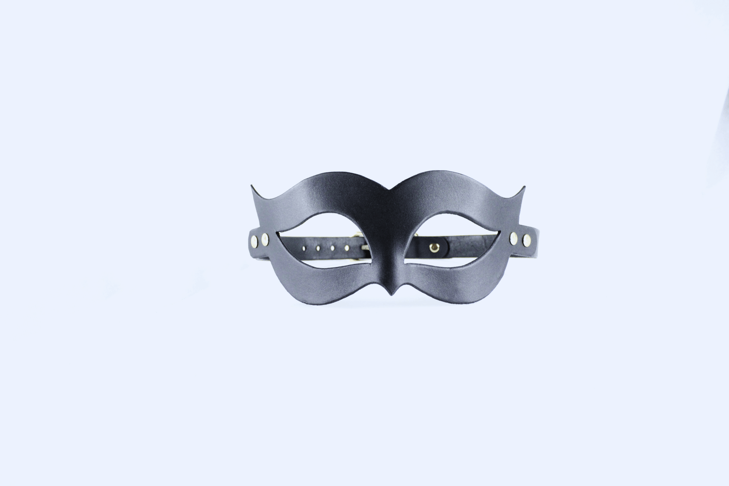 Handmade Leather Mask with Adjustable Strap